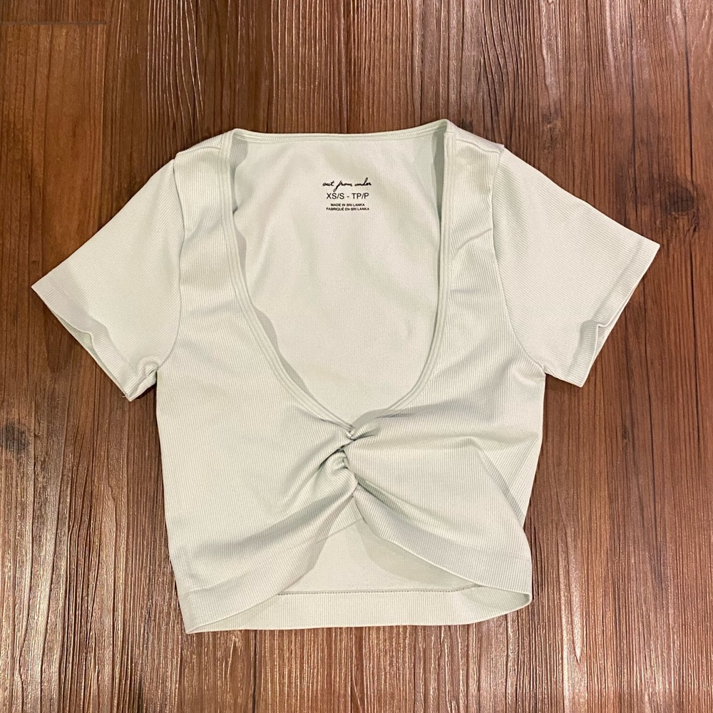 Urban Outfitters Ruched Crop Top